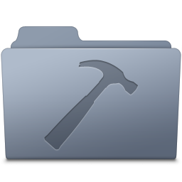 Developer Folder Graphite Icon 256x256 png